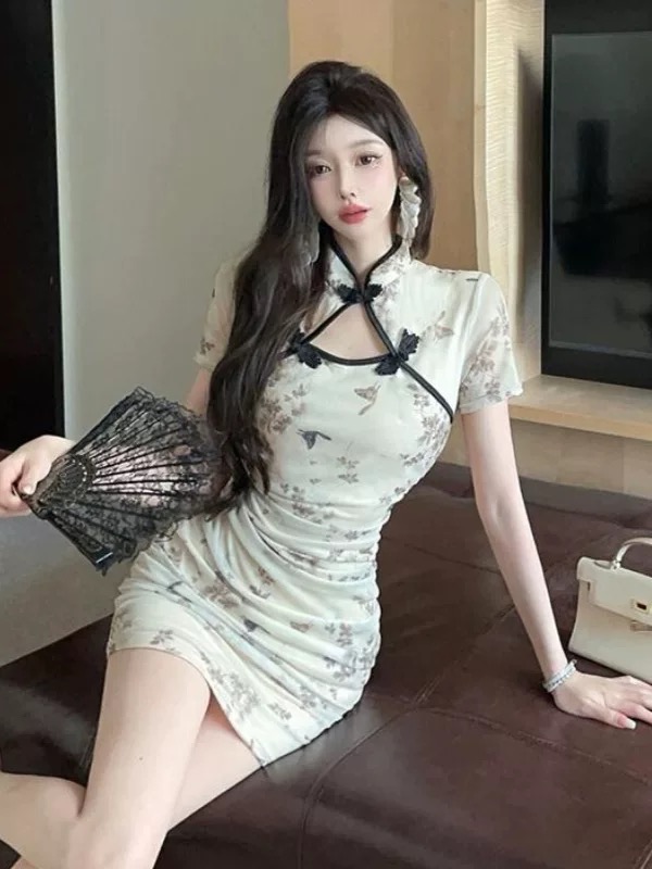 Cheap thriller qipao dress Q213 images